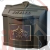 Gaines Fleur de Lis Wall Mount Mailbox - Image 7