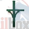 Deluxe Mailbox Post - 2 Sided for (3) Mailboxes - Image 6