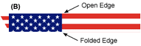 how to fold us flag step 2